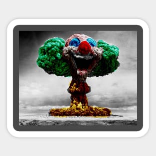 Mushroom Clown Sticker